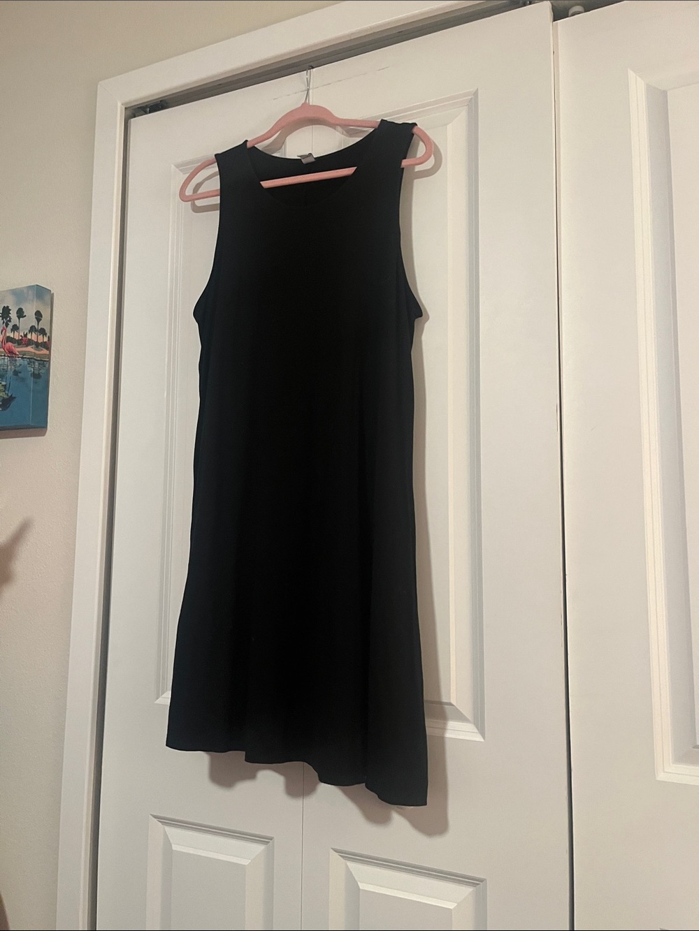 Old Navy Black Sleeveless Shift Dress